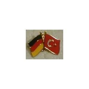  Turkey   Germany Friendship Pin: Patio, Lawn & Garden