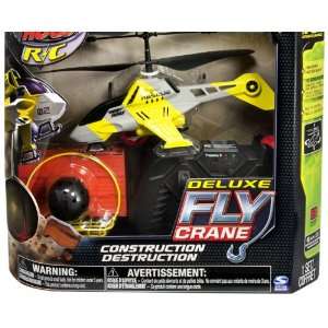  Air Hogs R/C Deluxe Fly Crane   Yellow: Toys & Games