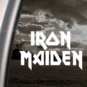    Iron Maiden Decal Metal Rock Band Window Sticker: Automotive