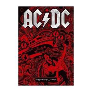  AC/DC Rock n Roll Train Fabric Music Poster: Home 