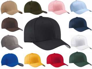 NEW Original FLEXFIT® Fitted Hat Cap BLANK Flex Fit  