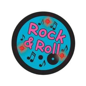 Beistle   60440   Flashing Rock And Roll Button  Pack of 12:  