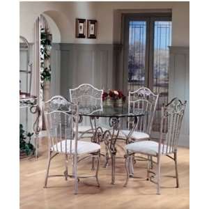  Bordeaux Bronze Pewter Dining Room Set By Hillsdale 