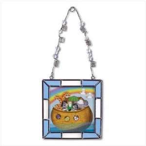  Stained Glass Noahs Ark Frame: Home & Kitchen