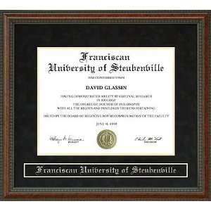 Franciscan University of Steubenville (FUS) Diploma Frame