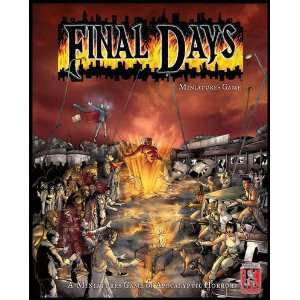  Final Days A Miniatures Game of Apocalyptic Horror Toys & Games