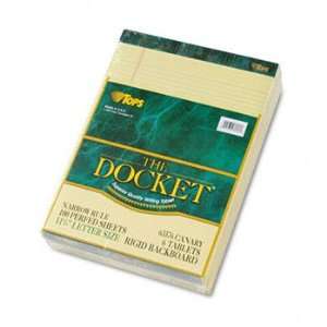  TOPS 63376   Double Docket Ruled Pads, Narrow Rule, Ltr 