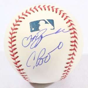 Autographed Jeff Bagwell & Craig Biggio Baseball   GAI   Autographed 