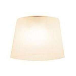  Thea Oval Cased Glass Shade Glass Color: Opal: Home 