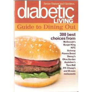  Diabetic Living Guide to Dining Out: Better Homes and 