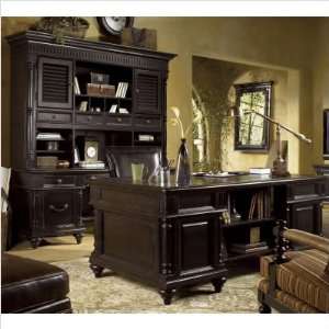   Kingstown Admiralty Wood Executive Desk in Tamarind: Office Products