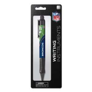 Denver Broncos Grip Pen on Blistercard, Team Colors (72110A)