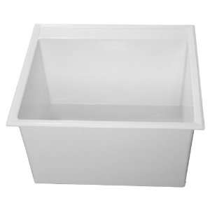  FIAT Solid Surface Wall Mount Laundry Tub L76100: Kitchen 