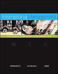 International Management Culture, Strategy And Behavior W Olc Card Mp 