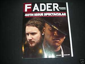 FADER 9/06 Jim James YOUNG JEEZY Fall Fashion 40th Iss.  