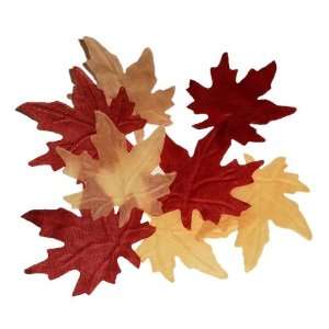  Bag of 200 Fabric Fall Leaves Toys & Games
