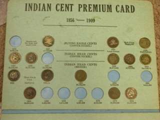 44 COINS) 1858 1909 INDIAN CENT PREMIUM ALBUM LOT ID#I947  