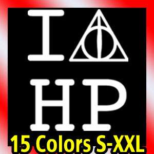 Harry Potter Deathly Hallows T Shirt tee symbol logo  