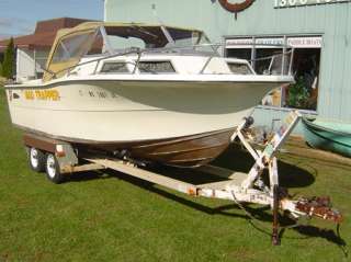 all of our used boats are sold as is you are welcome to view this rig 