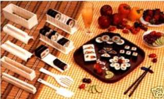 Sushi Master Sushi Maker Rice Mold making set with Recipe DIY Tools 