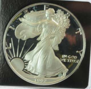 1992 S SILVER EAGLE $1 DOLLAR ICG CERTIFIED PR68 DCAM  