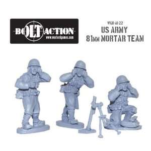    28mm Bolt Action (USA) US Army 81mm Mortar Team Toys & Games