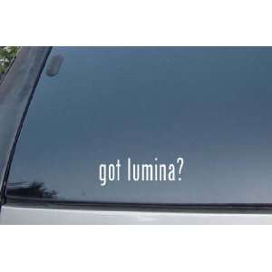  got lumina? Lumina Vinyl Decal Stickers 