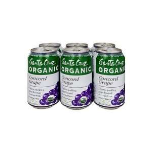 Santa Cruz Organics Grape, 12 Ounce (Pack of 24):  Grocery 