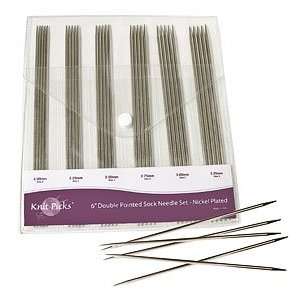  Knit Picks 6 Inch Nickel Plated Double Pointed Knitting 
