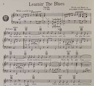 1955 LEARNIN THE BLUES Dolores V Silvers FRANK SINATRA  