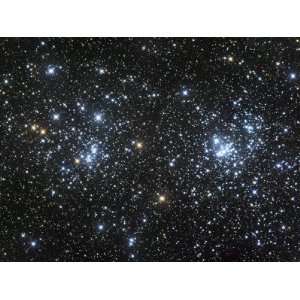 The Double Cluster, NGC 884 and NGC 869, as Seen in the Constellation 