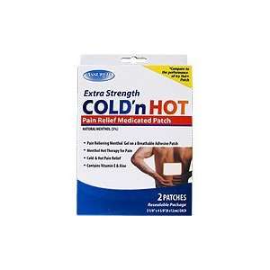  Extra Strength Cold n Hot   Pain Relief Medicated Patch, 2 