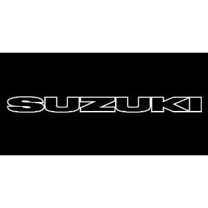  Suzuki Outline Windshield Vinyl Banner Decal 36 x 3 
