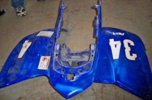 2005 yamaha yfz450 blue rear plastic fenders  
