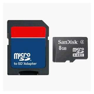  SanDisk MicroSDHC 8 GB Memory Card