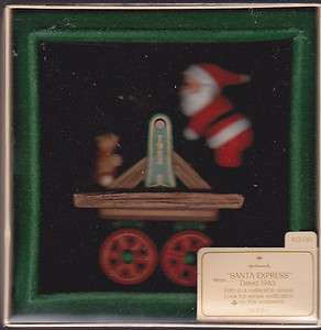 1983 Hallmark Santa Express Here Comes Santa Series Ornament Dated NIB 