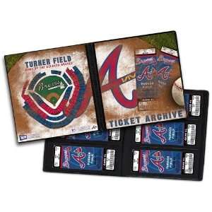  Atlanta Braves Ticket Album, Holds 96 Tickets