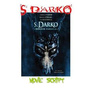  Classic Cult S.DARKO Movie Script   Great Read 
