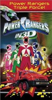34. Sabans Power Rangers In 3 D: Power Rangers Triple Force! [VHS 