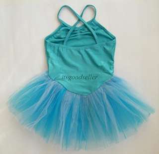 Color Girl Leotard Ballet Tutu Dance Dress SZ 4 6 8YR  