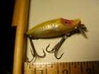 Vintage Heddon River Runt Spook Sinker in Yellow Shore color Fished