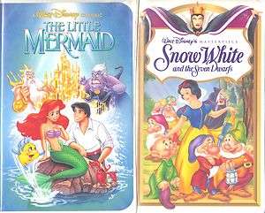   VHS, 1990) & Snow White (VHS, 1994)   2 Disney VHS 012257913033  