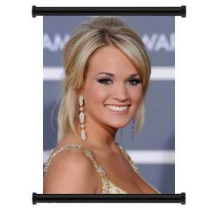  Carrie Underwood Country Pop Star Fabric Wall Scroll 