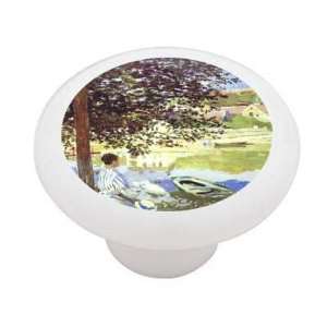 The River by Monet Decorative High Gloss Ceramic Drawer Knob