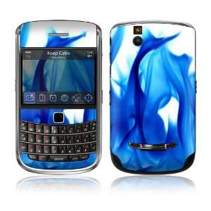  BlackBerry Bold 9650 Skin Decal Sticker   Blue Flame 
