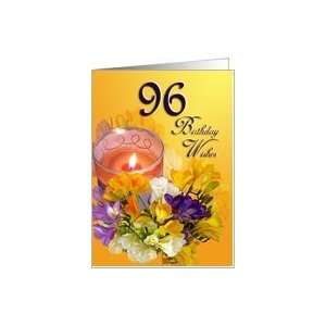 96th Birthday Wishes greeting card Card: Toys & Games