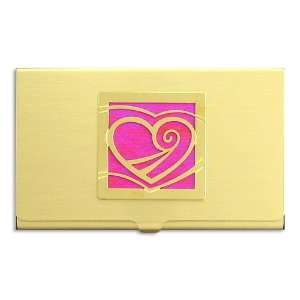  Heart Business Card Holder Case: Office Products