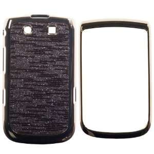   Case for BlackBerry Torch 9800(Slider) (Golden Edge and Brown Back