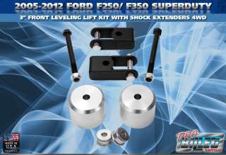   Kit 2005 11 Ford F250 F350 4X4 Superduty w Shock Extenders PRO  