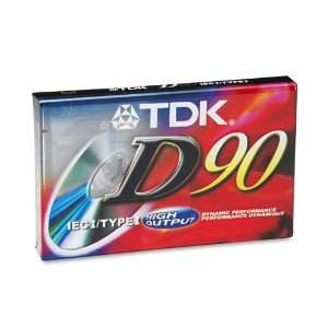 TDK  Standard Size Audio Cassette, Normal Bias, 90 
